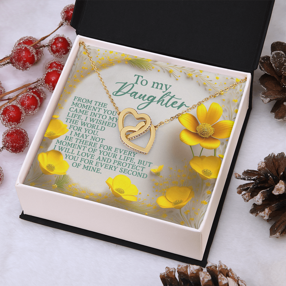 To My Daughter Necklace, My Daughter Gifts From Mom, Gifts From Dad To Daughter, Necklace For Daughter And Mom