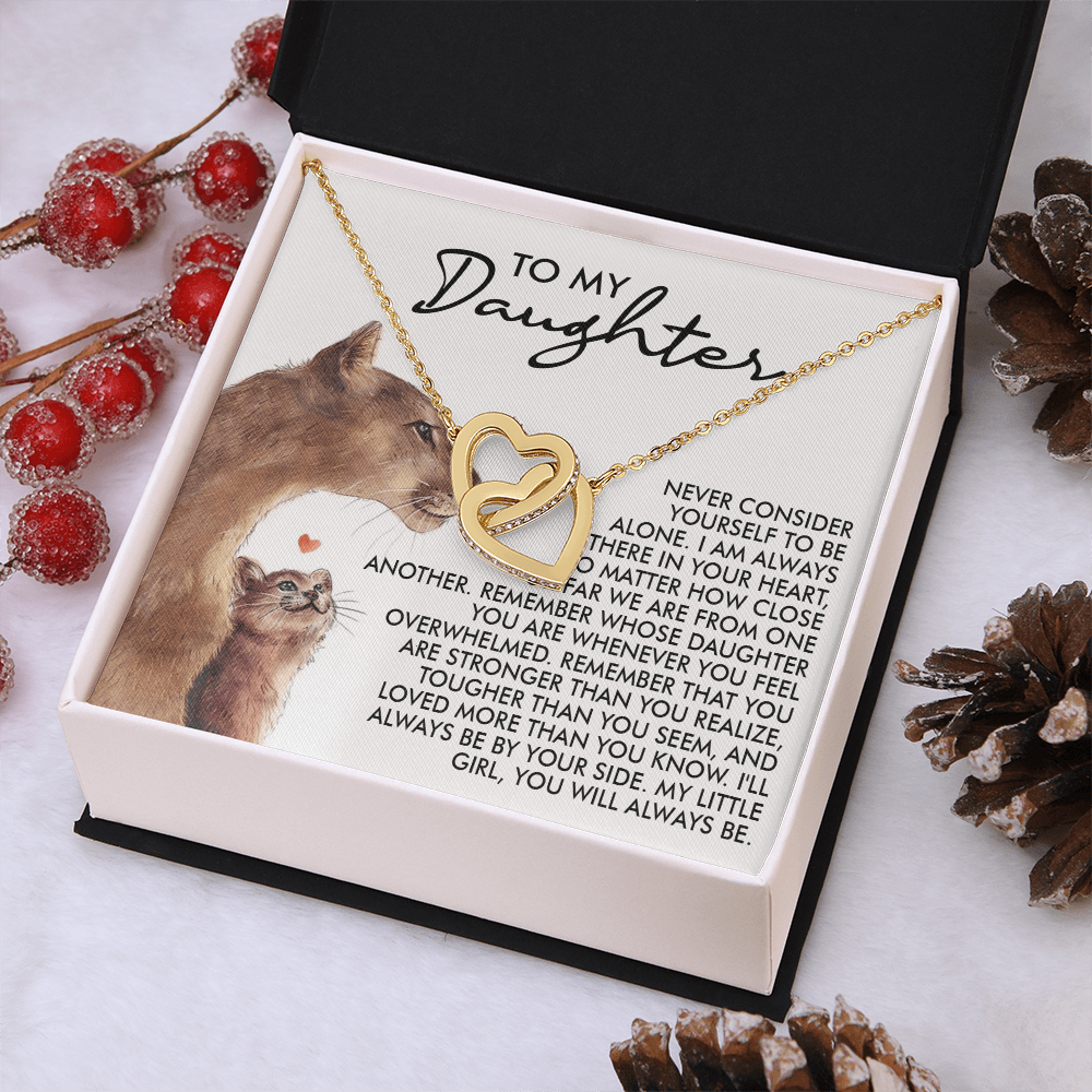 To My Daughter Necklace, To My Mom Necklace, Adult Daughter Valentines Gifts, Necklace From Dad To Daughter