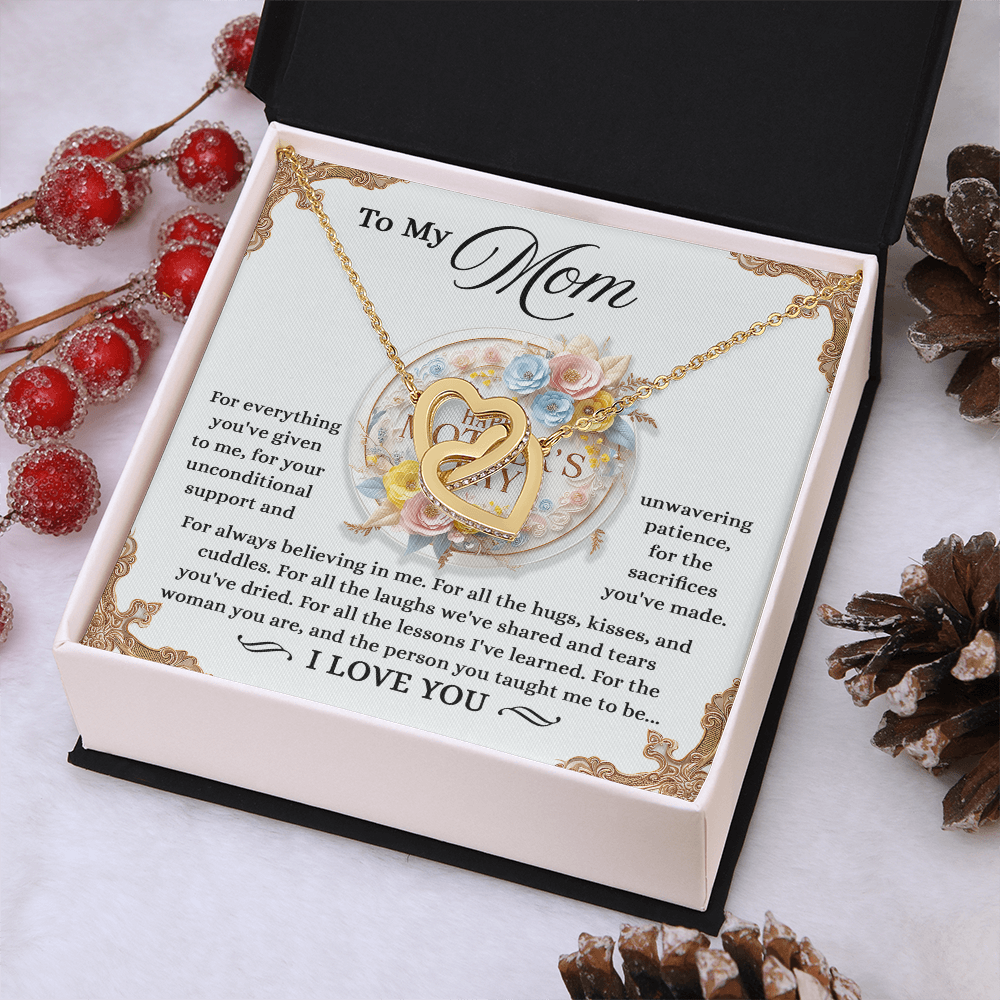 To My Mom Necklace, Mothers Day Gifts Mom, Mother Day Gift Mom Necklace, Christma Mom Gift From Daughter, Gift Mom Mother Necklace Pendant