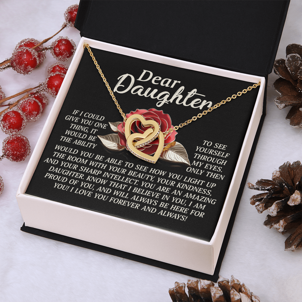 To My Daughter Necklace, Dad And Daughter Necklaces, Birthday Gift For Daughter Adult, Dad And Daughter Necklaces