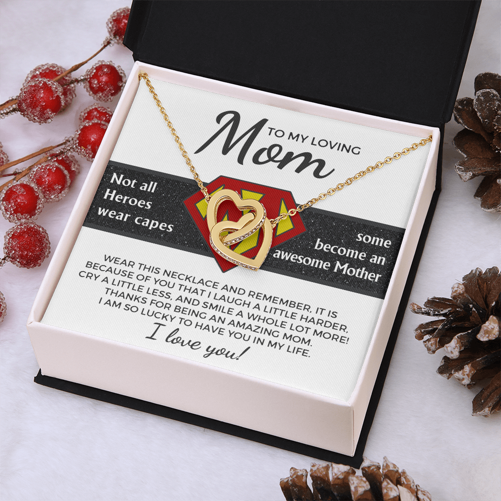 To My Loving Mom Necklace, Jewelry Mother Day Gift, I Love My Mom Necklace, Gifts For Mexican Moms, Birthday Gift Boyfriends Mom
