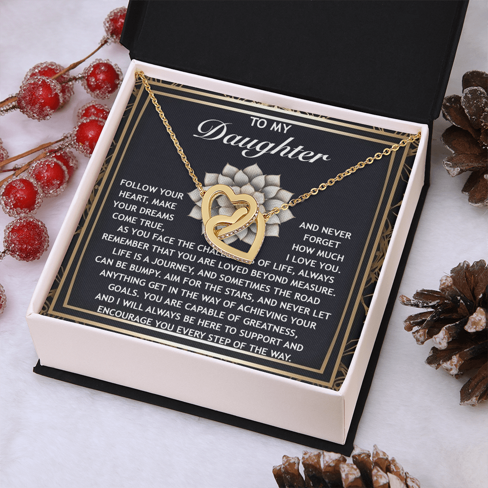 To My Daughter Necklace, Daughter Necklace From Mom, Birthday Gifts For Adult Daughter, Necklaces For Daughter From Dad
