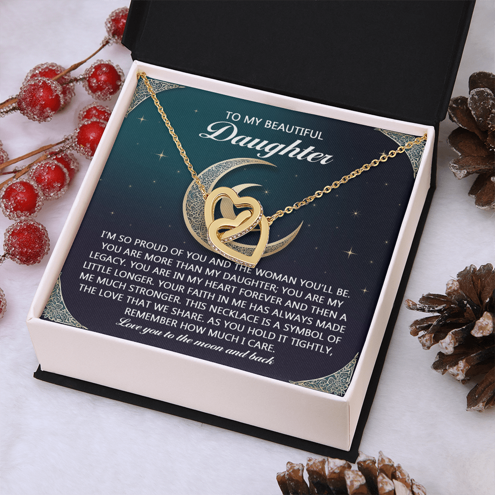 To My Beautiful Daughter Necklace, For My Daughter Necklace, Daughter Gifts From Mom, For My Daughter From Mom
