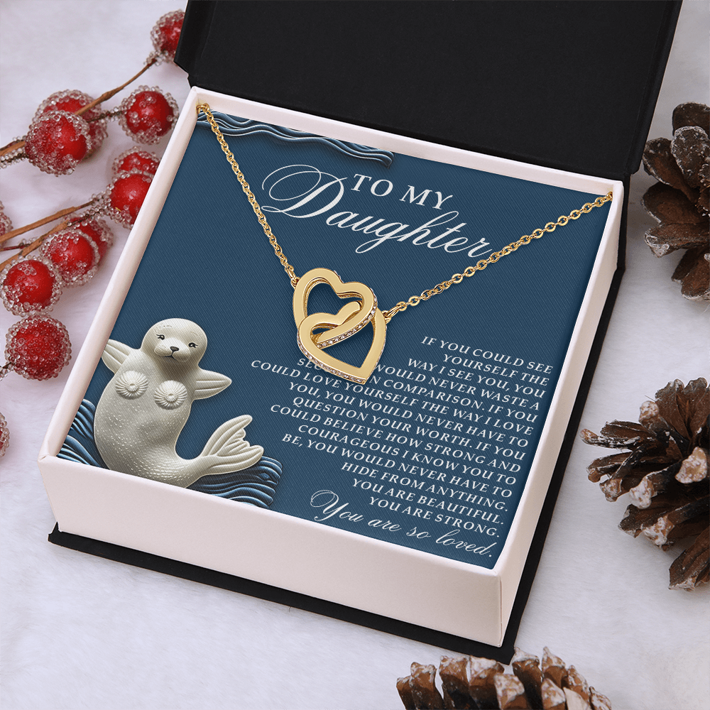 To My Daughter Necklace, Daughter Necklace From Dad, Birthday Gifts For Adult Daughter, Daughter Jewelry From Mom