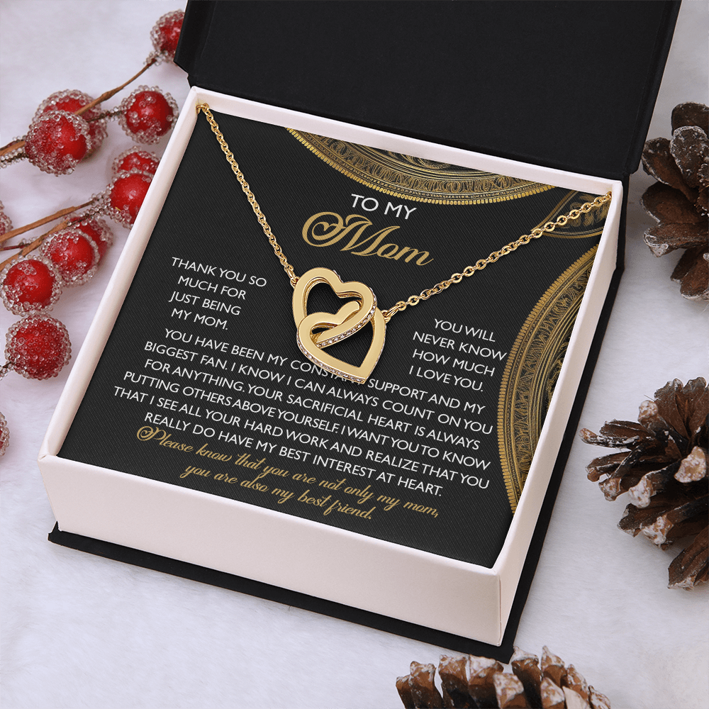 To My Mom Necklace, Mothers Day Necklace From Son, Mom Gift Christma Jewelry, Mother Day Jewelry Mom, Christmas Gifts For Mom Spanish