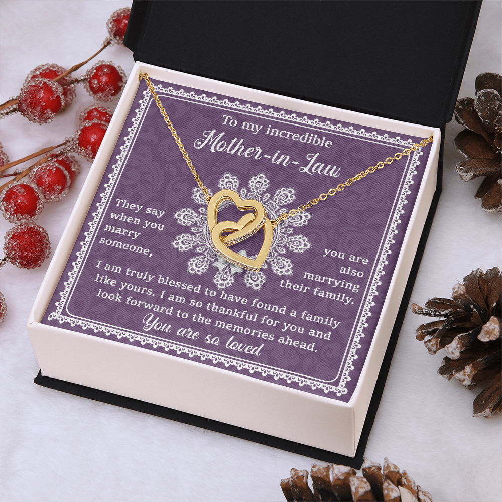 To My Partner's Mom Necklace, To My Mother In Law On My Wedding Day, Things For Mother In Laws, Sentimental Gifts For Mother In Law