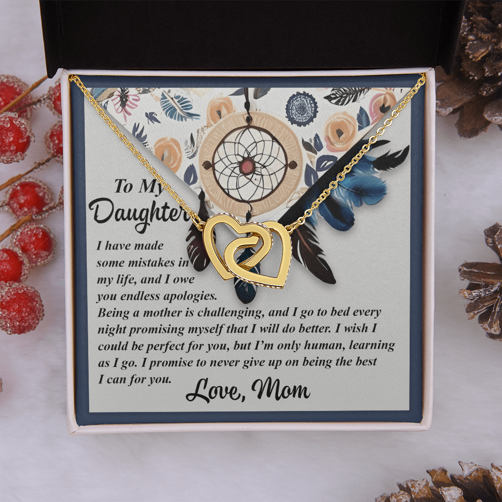 To My Daughter Necklace, Mother And Daughter Necklace, Gifts For Daughter Adult, Jewelry For Daughter From Dad