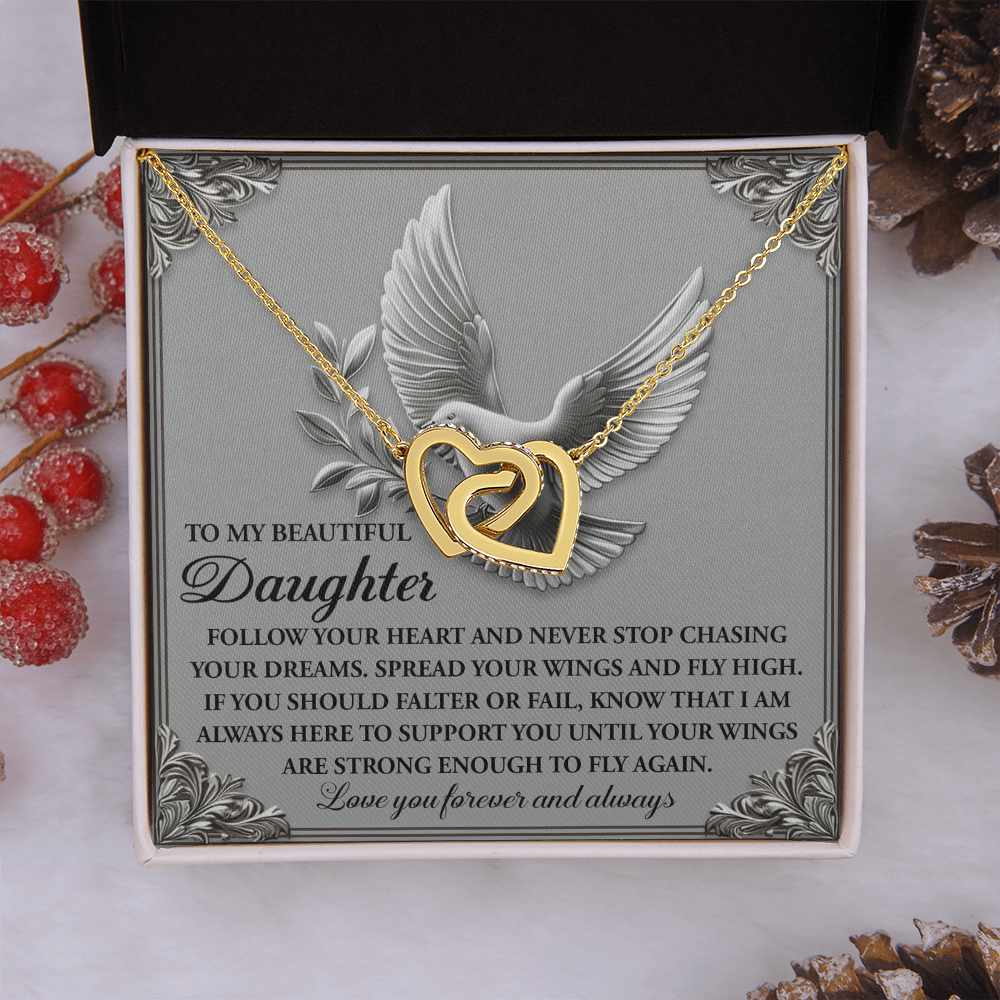 To My Beautiful Daughter Necklace, Birthday Card For Adult Daughter, Adult Daughter Birthday Gifts, Bonus Daughter Gifts Unique