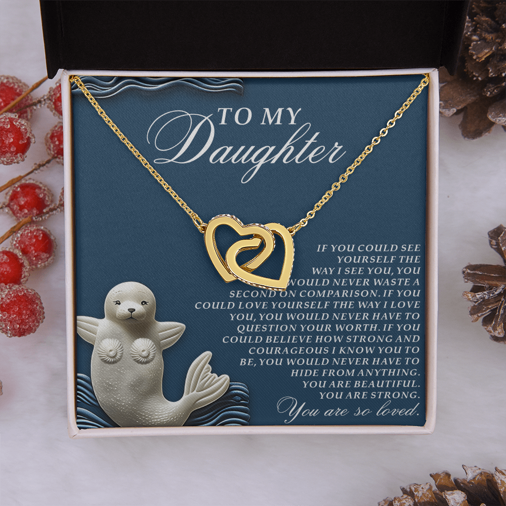 To My Daughter Necklace, Daughter Necklace From Dad, Birthday Gifts For Adult Daughter, Daughter Jewelry From Mom