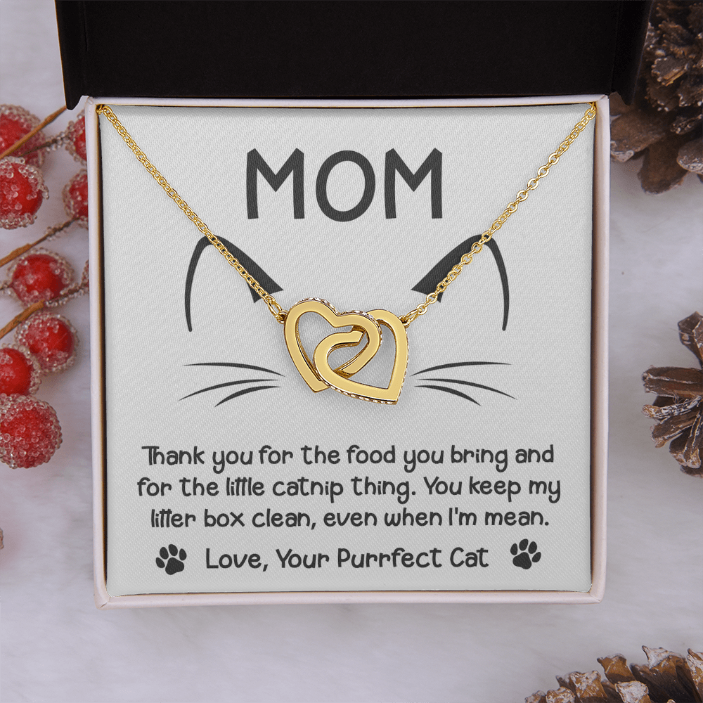 To My Mom Necklace, Message Card Necklace Gift To Mom, Gifts For Your Mom From Daughter, Gifts For Moms From Daughters