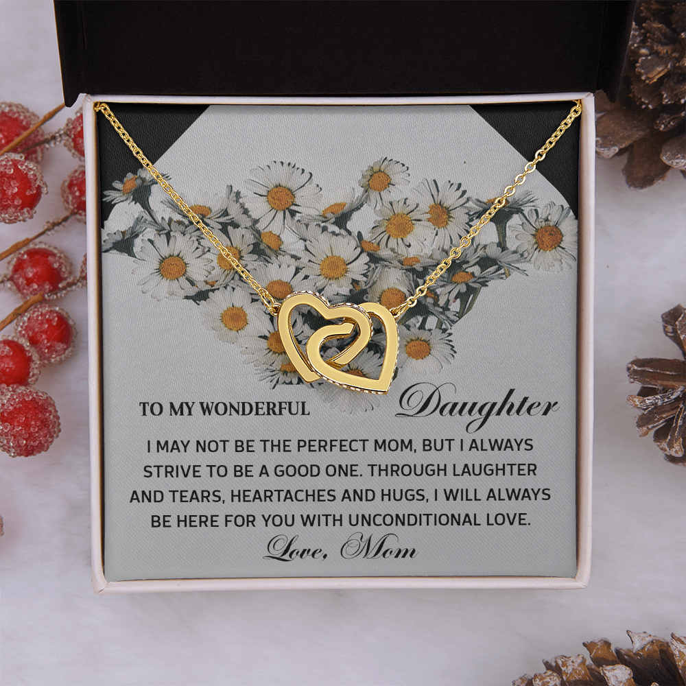 To My Wonderful Daughter Necklace, Daughter Gifts From Mom Unique, Mother Daughter Necklace, My Daughter Gifts From Mom