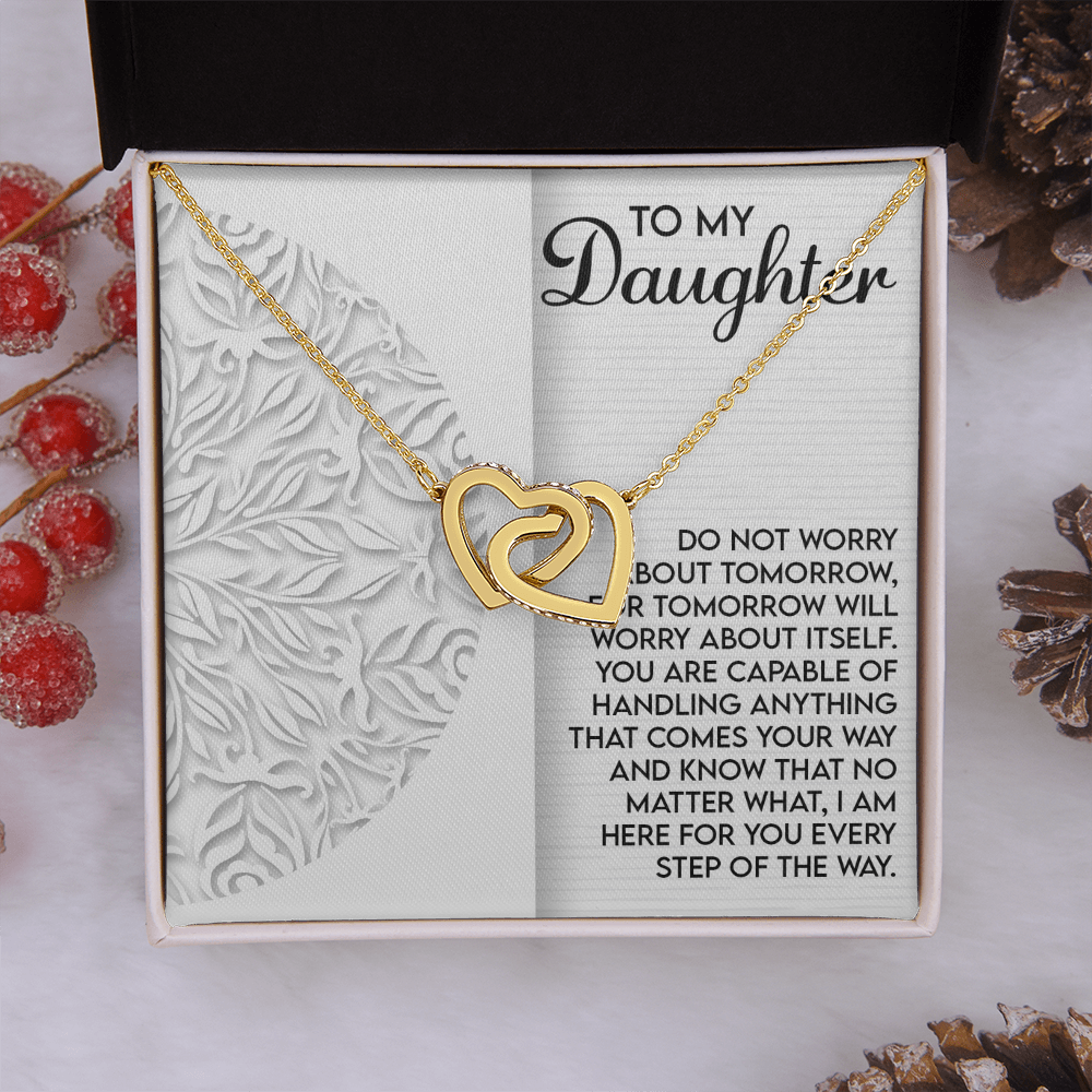 To My Daughter Necklace, To My Daughter From Mom, Fathers Day Gifts From Daughter Necklace, Valentines Gift Daughter From Dad