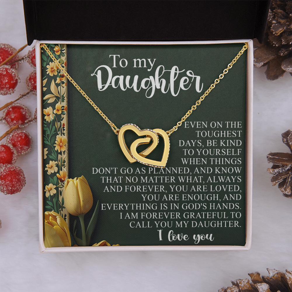 To My Daughter Necklace, Valentine For Adult Daughter, Daughters Necklace From Dad, To My Badass Daughter Necklace From Dad