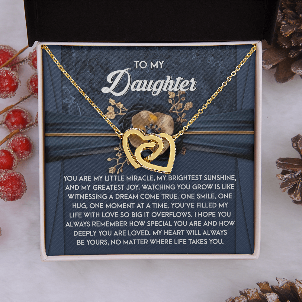 To My Daughter Necklace, Mom And Daughter Necklaces, Father Daughter Necklace, Jewelry For Daughter From Mom