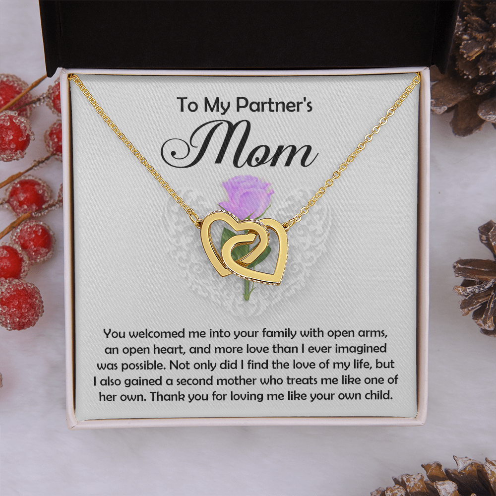 To My Mother-In-Law Necklace, Gift For Mother In Law Birthday, Mother's Day Gifts Mother In Law, Valentines Day Gifts For Mother In Law