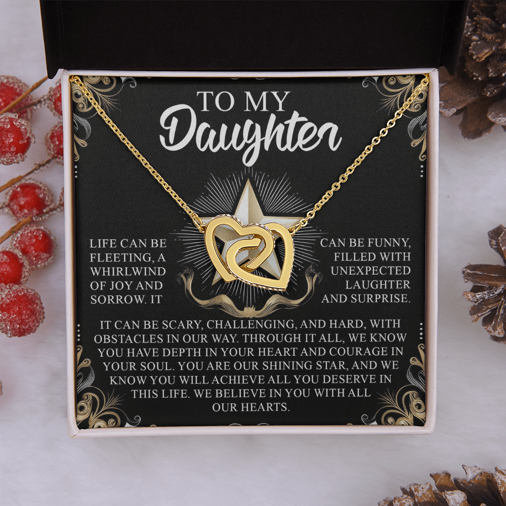 To My Daughter Necklace, Jewelry For Daughter From Mom, Gift For Adult Daughter, Gift For My Daughter