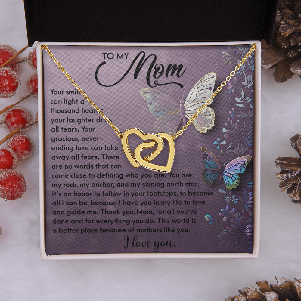 To My Mom Necklace, Christma Day Gift Mom, Mother Day Gift Jewelry Necklace, Christma Gift Mom Necklace, Sentimental Birthday Gift Mom