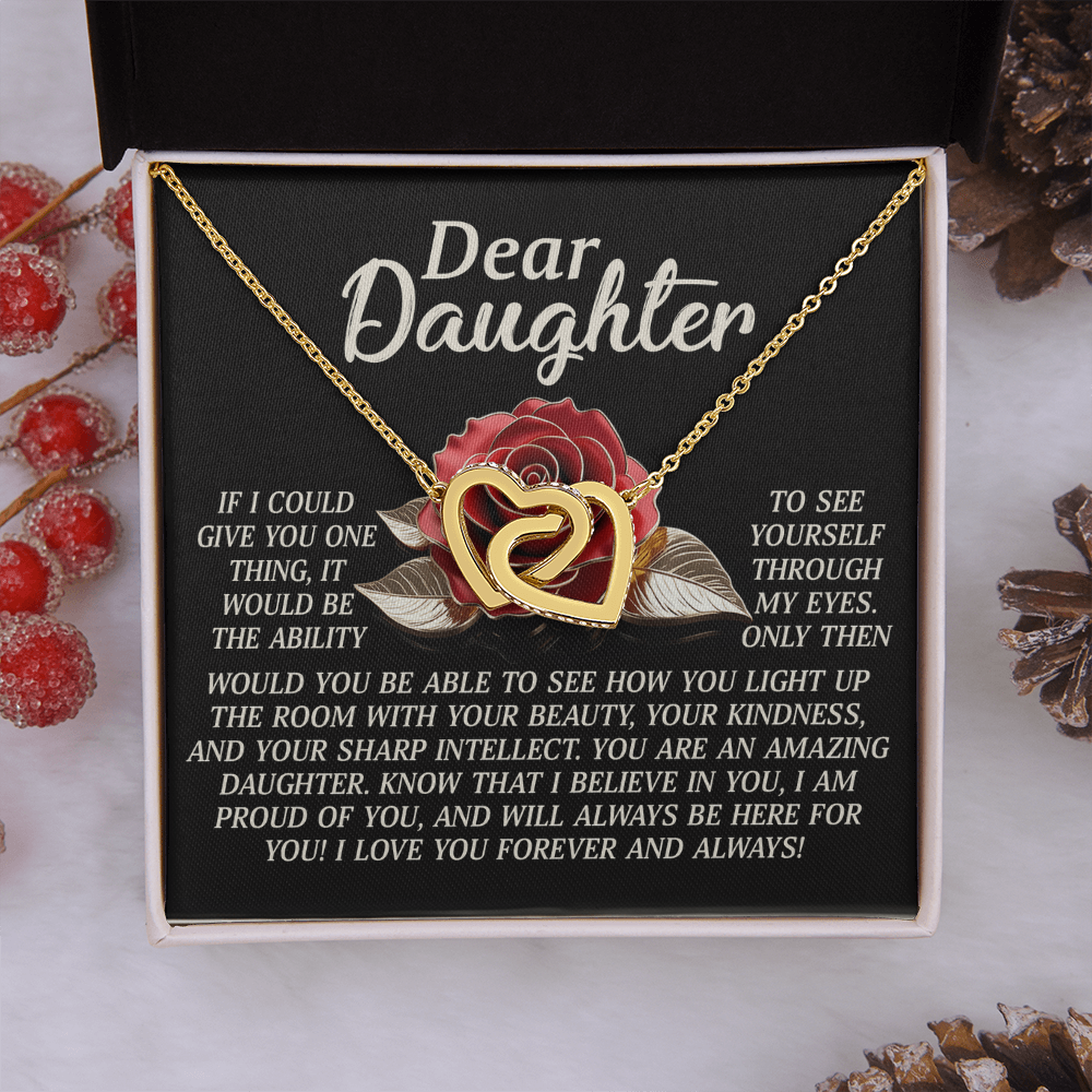 To My Daughter Necklace, Dad And Daughter Necklaces, Birthday Gift For Daughter Adult, Dad And Daughter Necklaces