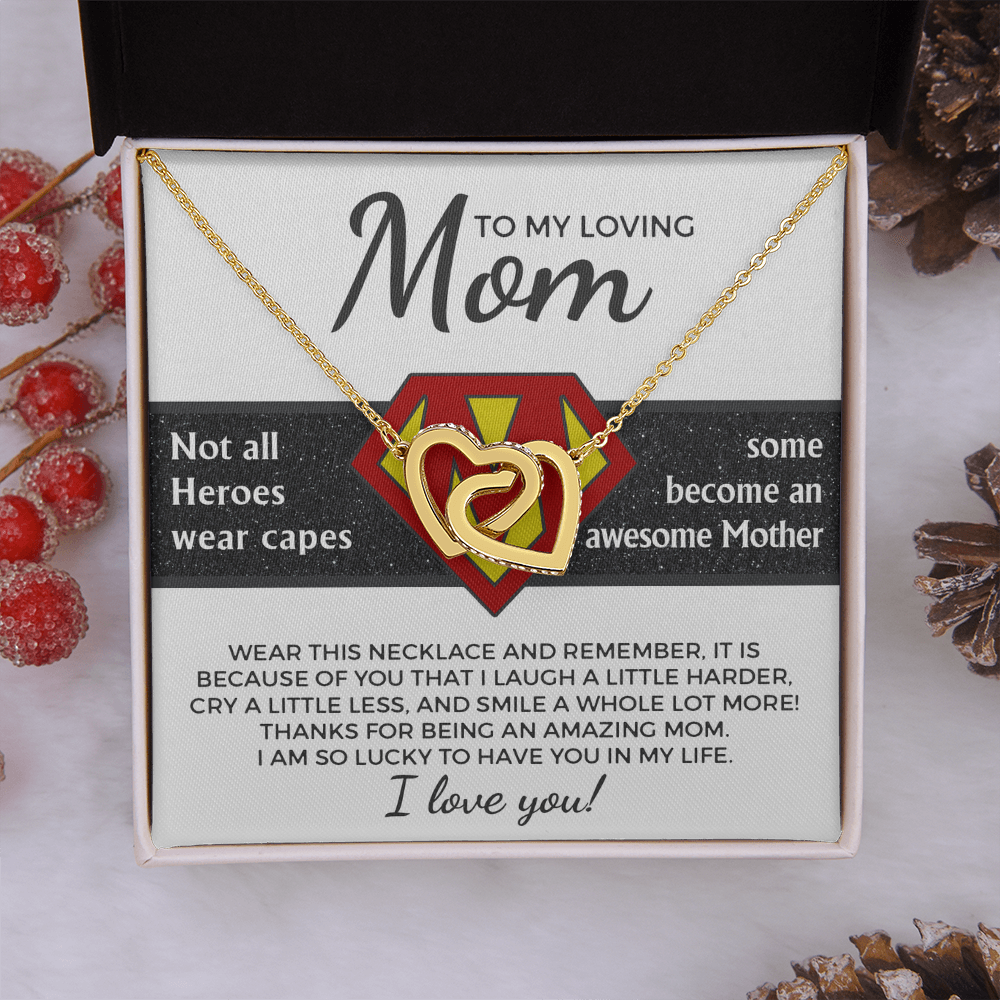 To My Loving Mom Necklace, Jewelry Mother Day Gift, I Love My Mom Necklace, Gifts For Mexican Moms, Birthday Gift Boyfriends Mom
