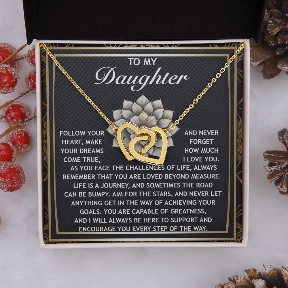 To My Daughter Necklace, Daughter Necklace From Mom, Birthday Gifts For Adult Daughter, Necklaces For Daughter From Dad