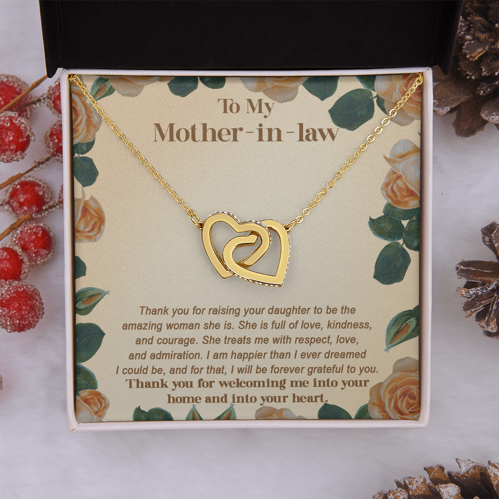 To My Incredible Mother-In-Law Necklace, Mother In Law Mothers Day Gift Jewelry, Future Mother In Law Gifts From Daughter In Law