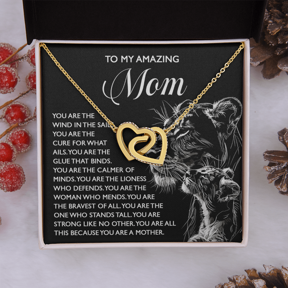 To My Amazing Mom Necklace, Worlds Best Mom Necklace, Sentimental Gift Mom From Son, Mother's Day Gifts For Mom Spanish