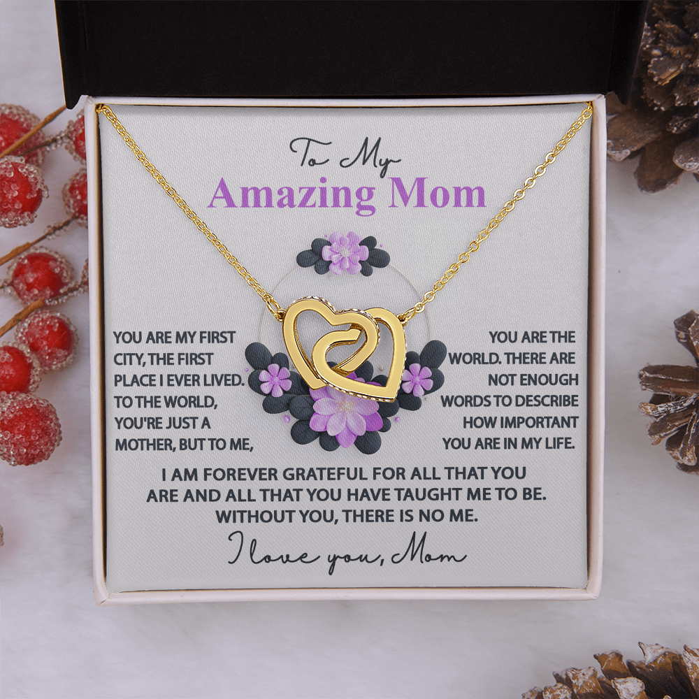 To My Amazing Mama Necklace, Mothers Day Necklace From Son, Christma Mom From Daughter, Gift My Mom Birthday, Mother Day Gift Mom Jewelry