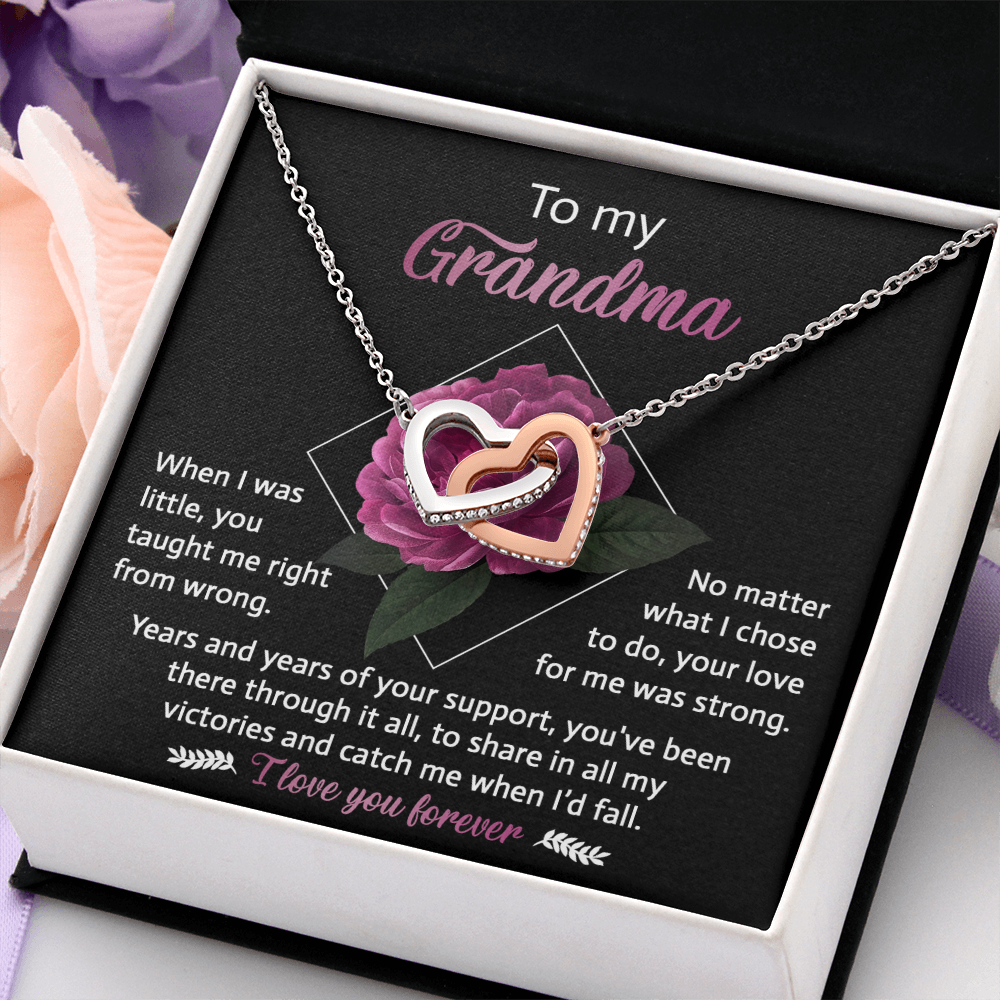 To My Grandma Necklace, I Love My Grandma Necklace, Gifts For My Grandma Birthday, Mothers Day Gift For My Grandma