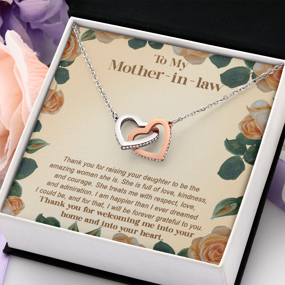 To My Incredible Mother-In-Law Necklace, Mother In Law Mothers Day Gift Jewelry, Future Mother In Law Gifts From Daughter In Law