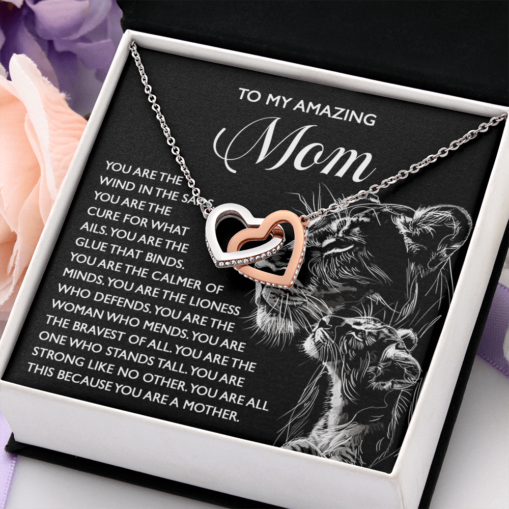 To My Amazing Mom Necklace, Worlds Best Mom Necklace, Sentimental Gift Mom From Son, Mother's Day Gifts For Mom Spanish