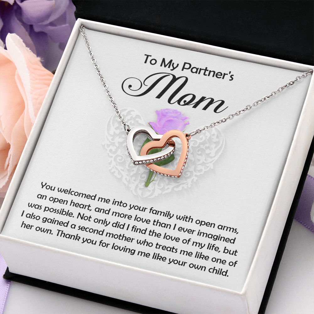 To My Mother-In-Law Necklace, Gift For Mother In Law Birthday, Mother's Day Gifts Mother In Law, Valentines Day Gifts For Mother In Law