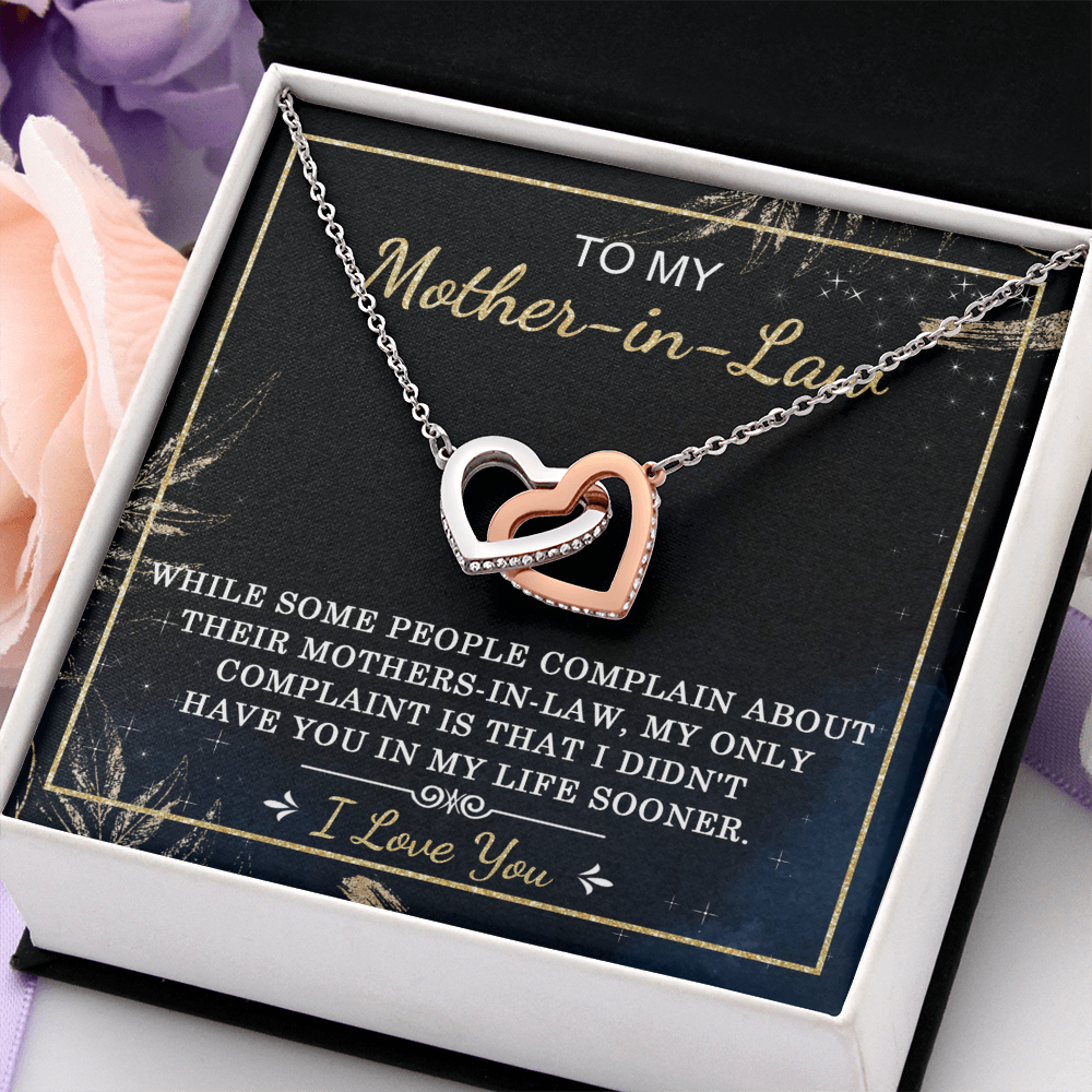 To My Mother-In-Law Necklace, Birthday Gifts For Mother In Law From Daughter In Law, Birthday Gifts For Mother In Law From Son In Law