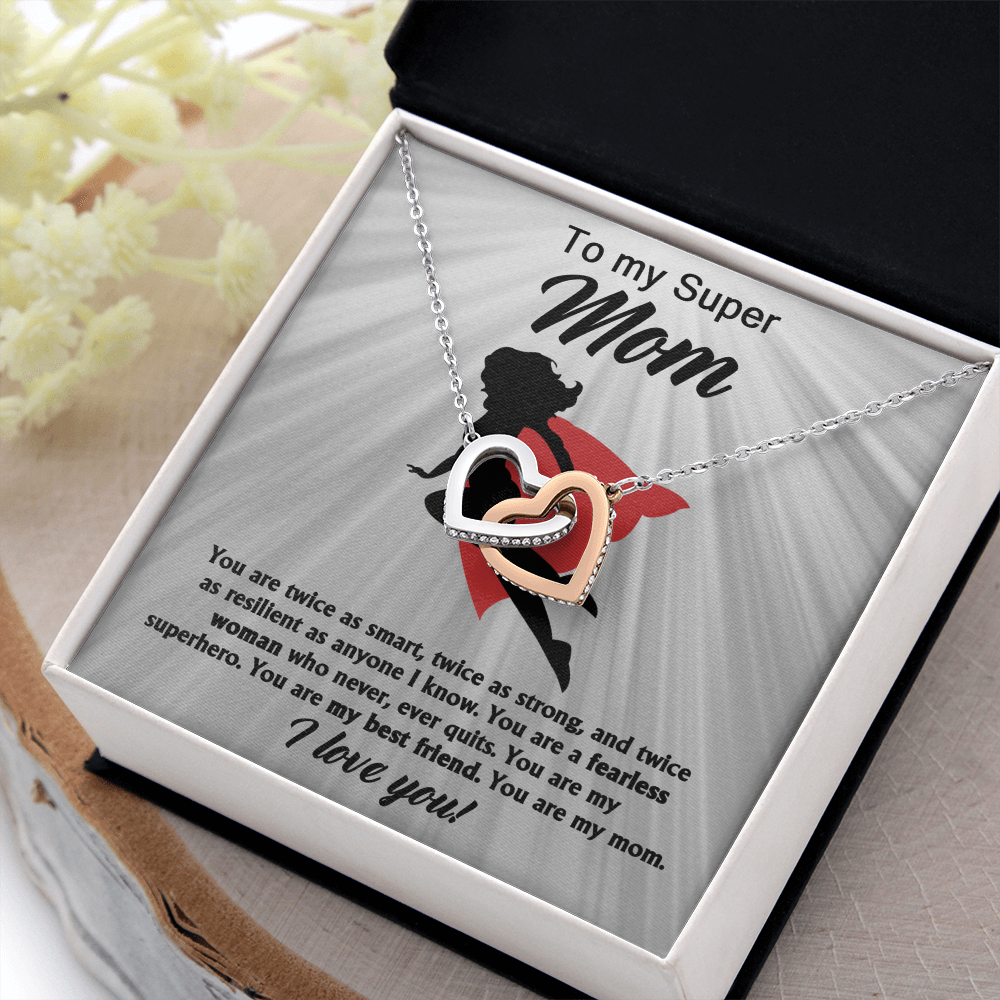 To My Super Mom Necklace, Gifts For Mom Necklace, Momma Necklaces For Women, Gifts From Daughter To Mom, Gifts For Moms From Kids