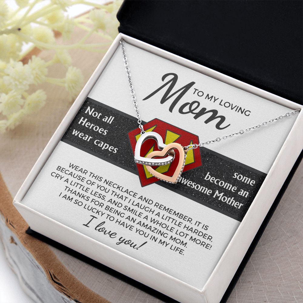 To My Loving Mom Necklace, Jewelry Mother Day Gift, I Love My Mom Necklace, Gifts For Mexican Moms, Birthday Gift Boyfriends Mom