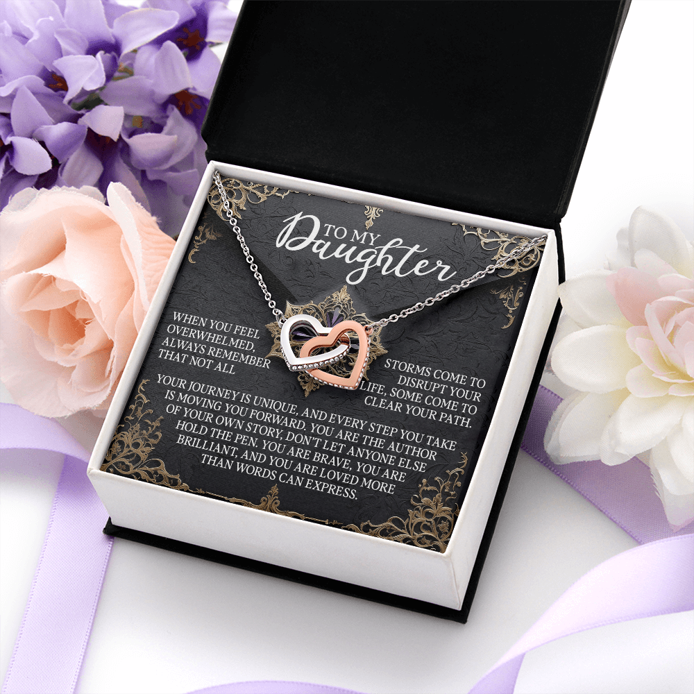 To My Daughter Necklace, For My Daughter From Dad, Daughter Gift From Dad, Daughter Necklaces From Mom