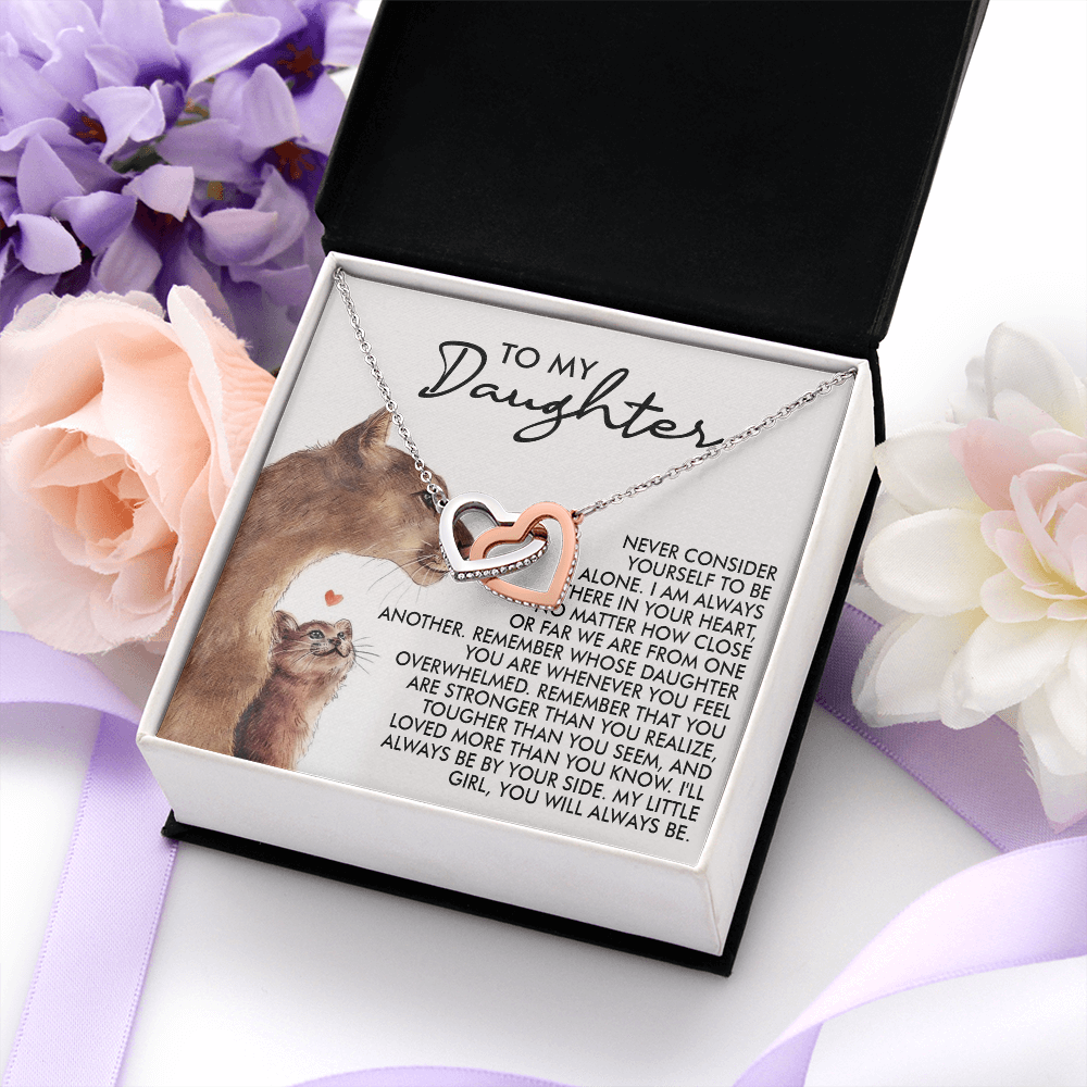 To My Daughter Necklace, To My Mom Necklace, Adult Daughter Valentines Gifts, Necklace From Dad To Daughter