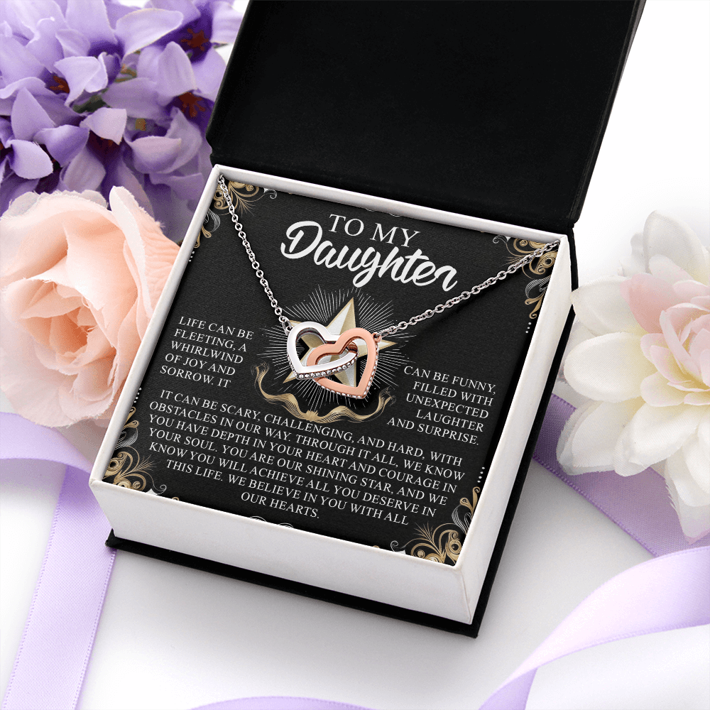 To My Daughter Necklace, Jewelry For Daughter From Mom, Gift For Adult Daughter, Gift For My Daughter