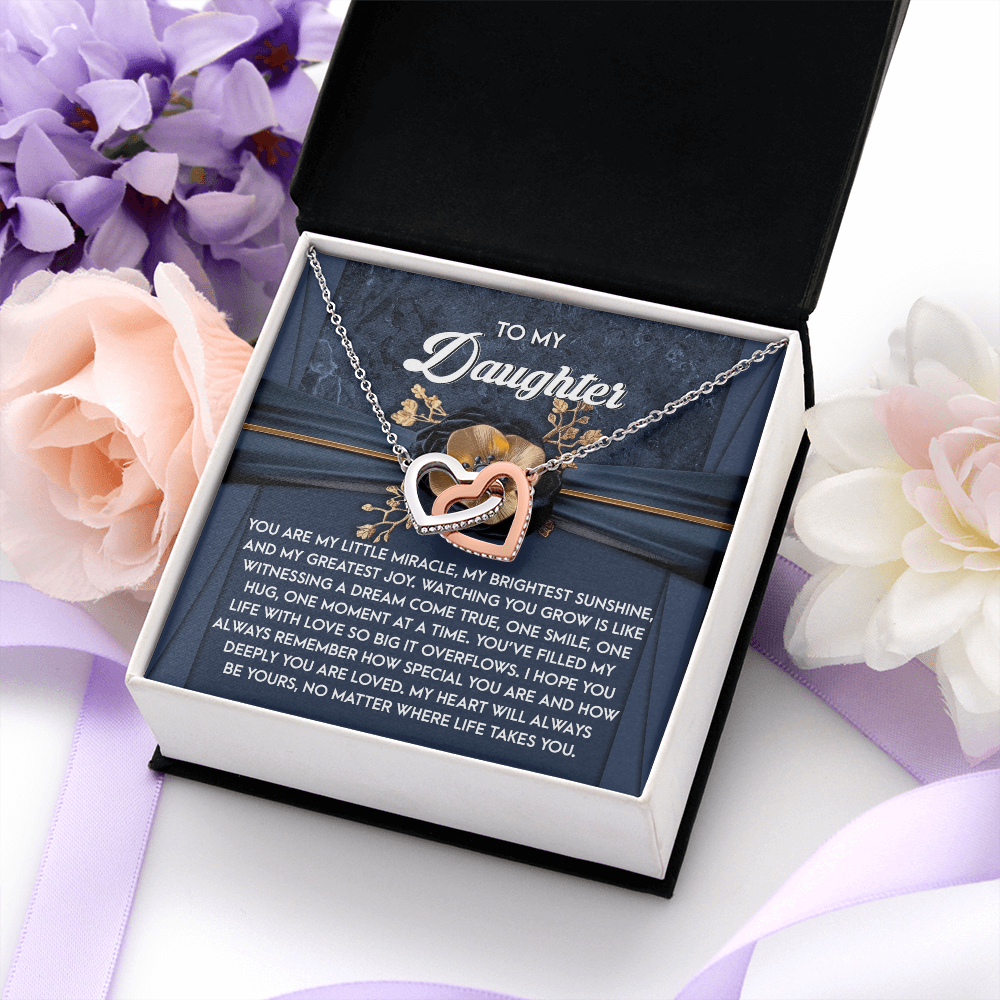 To My Daughter Necklace, Mom And Daughter Necklaces, Father Daughter Necklace, Jewelry For Daughter From Mom