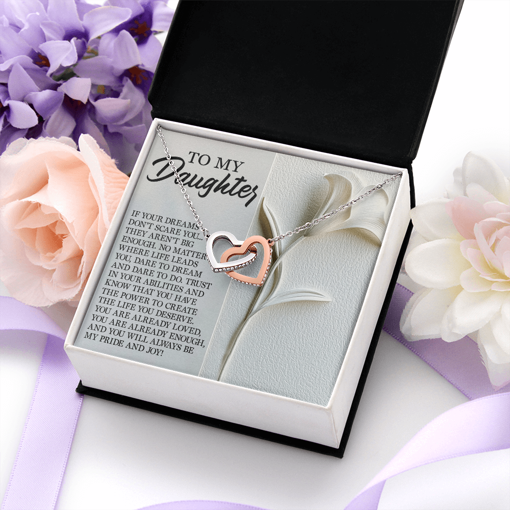 To My Daughter Necklace, Necklace For Daughter From Mom, Graduation Gift For Daughter, Necklace For My Daughter