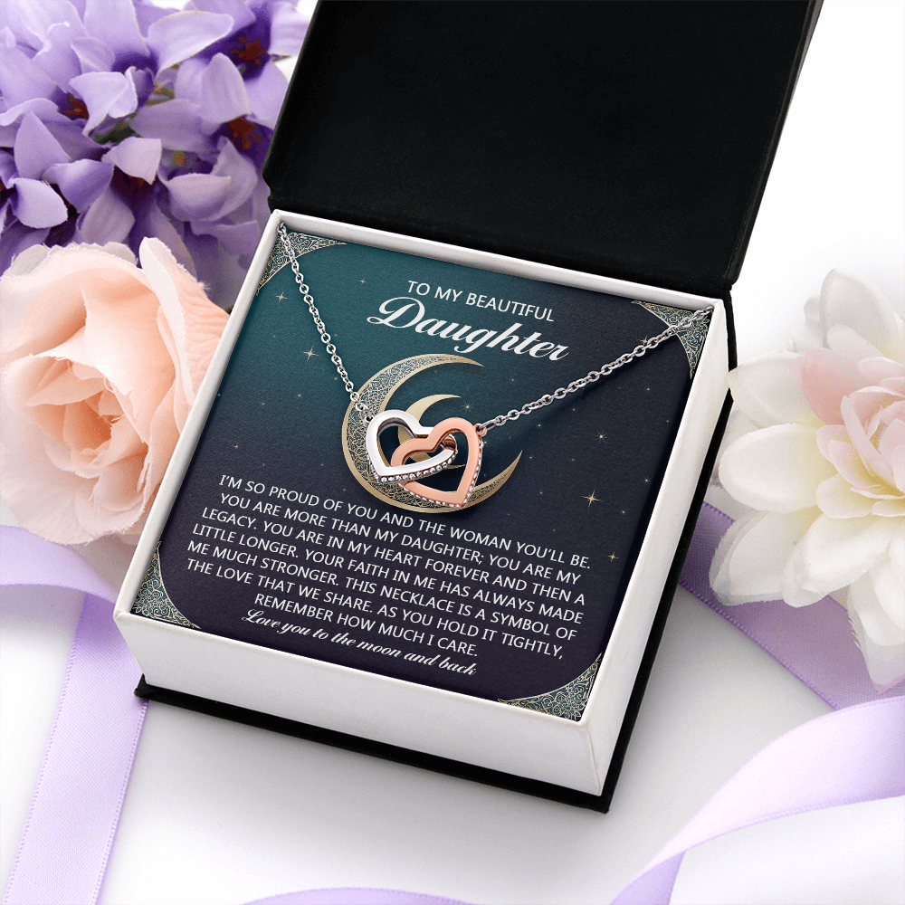 To My Beautiful Daughter Necklace, For My Daughter Necklace, Daughter Gifts From Mom, For My Daughter From Mom