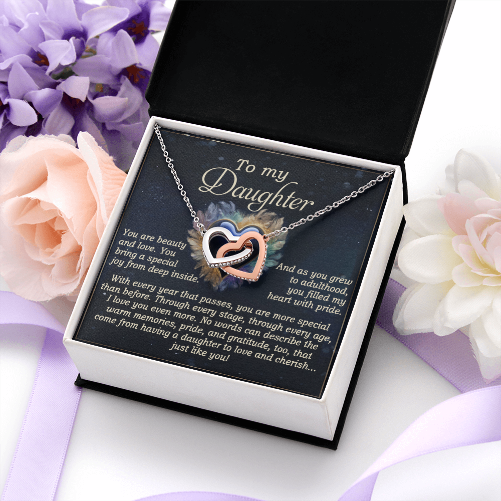 To My Daughter Necklace, For My Daughter From Dad, Daughter Gift From Dad, Daughter Necklaces From Mom