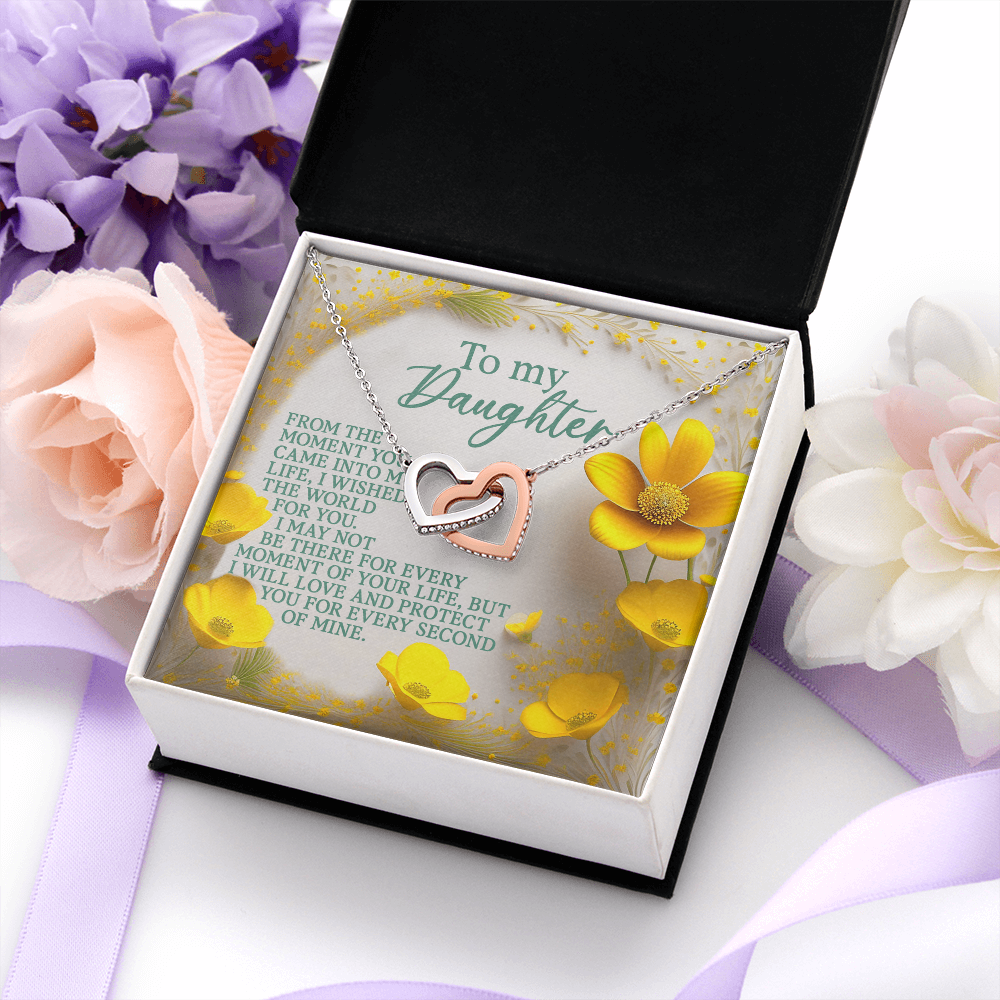 To My Daughter Necklace, My Daughter Gifts From Mom, Gifts From Dad To Daughter, Necklace For Daughter And Mom