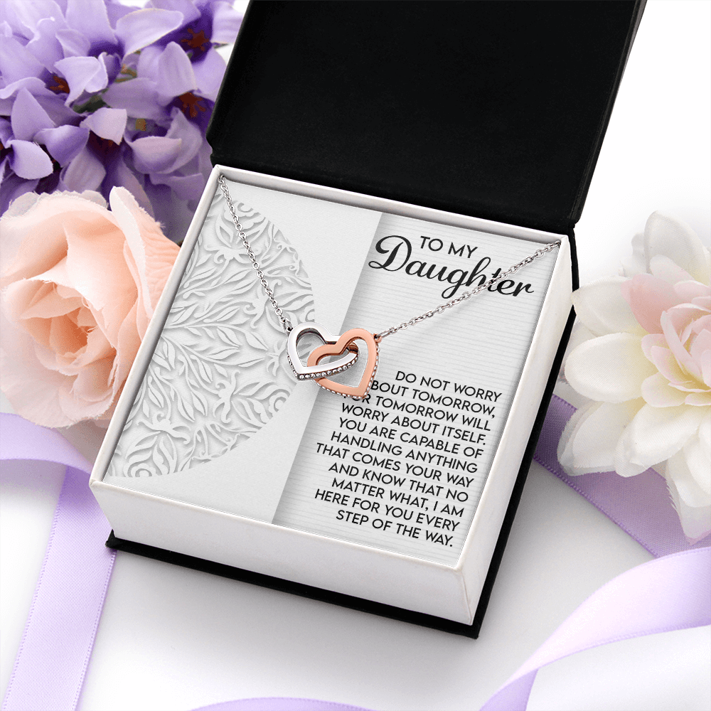 To My Daughter Necklace, To My Daughter From Mom, Fathers Day Gifts From Daughter Necklace, Valentines Gift Daughter From Dad