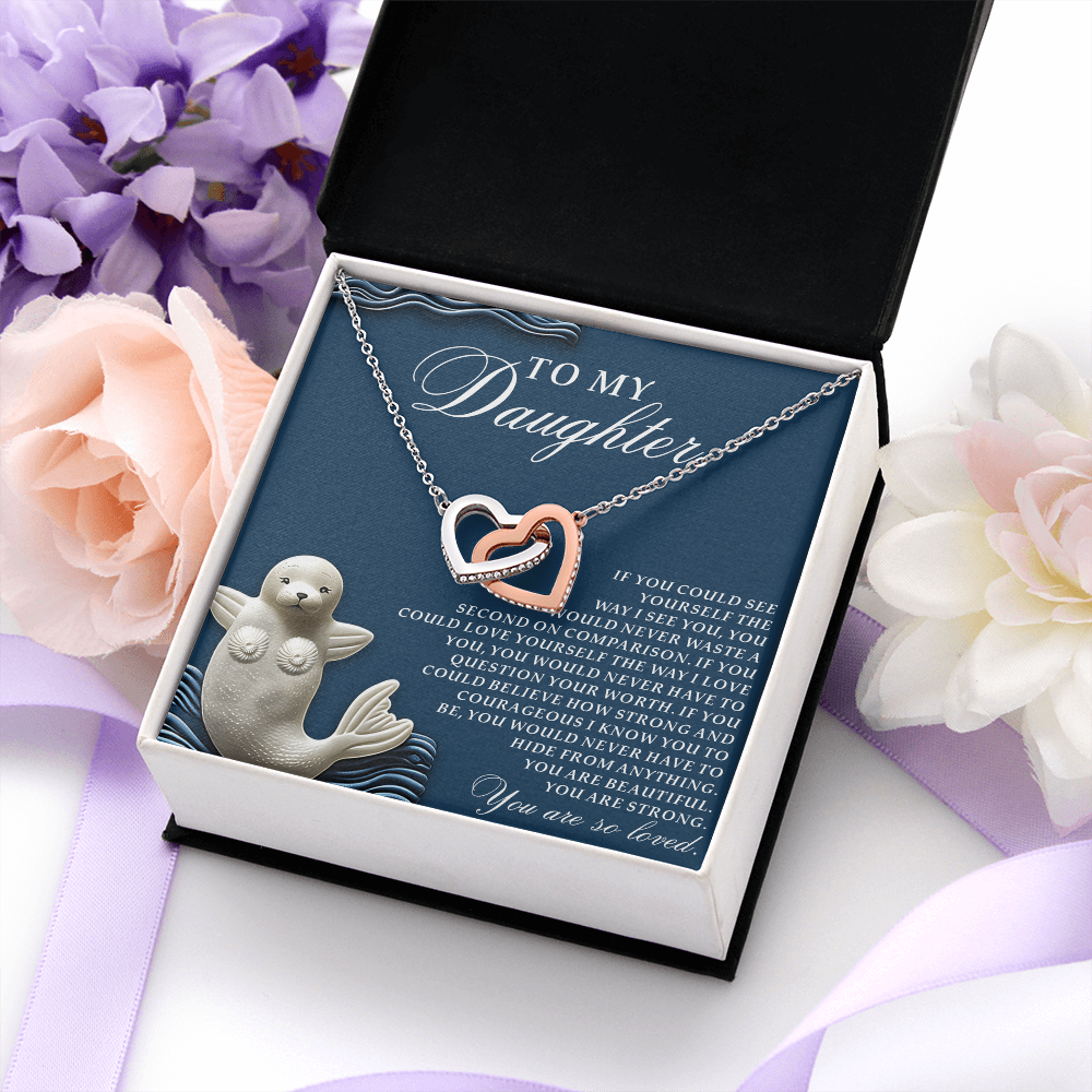 To My Daughter Necklace, Daughter Necklace From Dad, Birthday Gifts For Adult Daughter, Daughter Jewelry From Mom