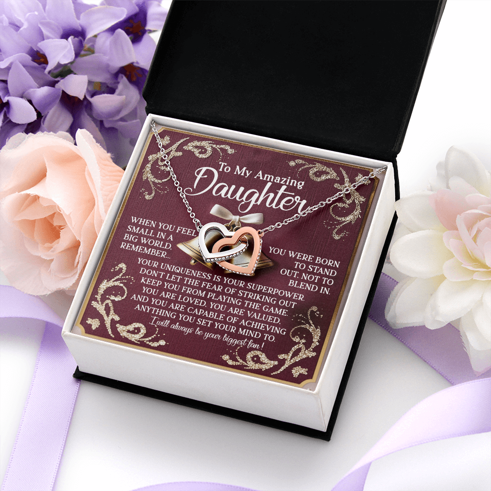 To My Amazing Daughter Necklace, For My Daughter Necklace, Daughter Gifts From Mom, For My Daughter From Mom