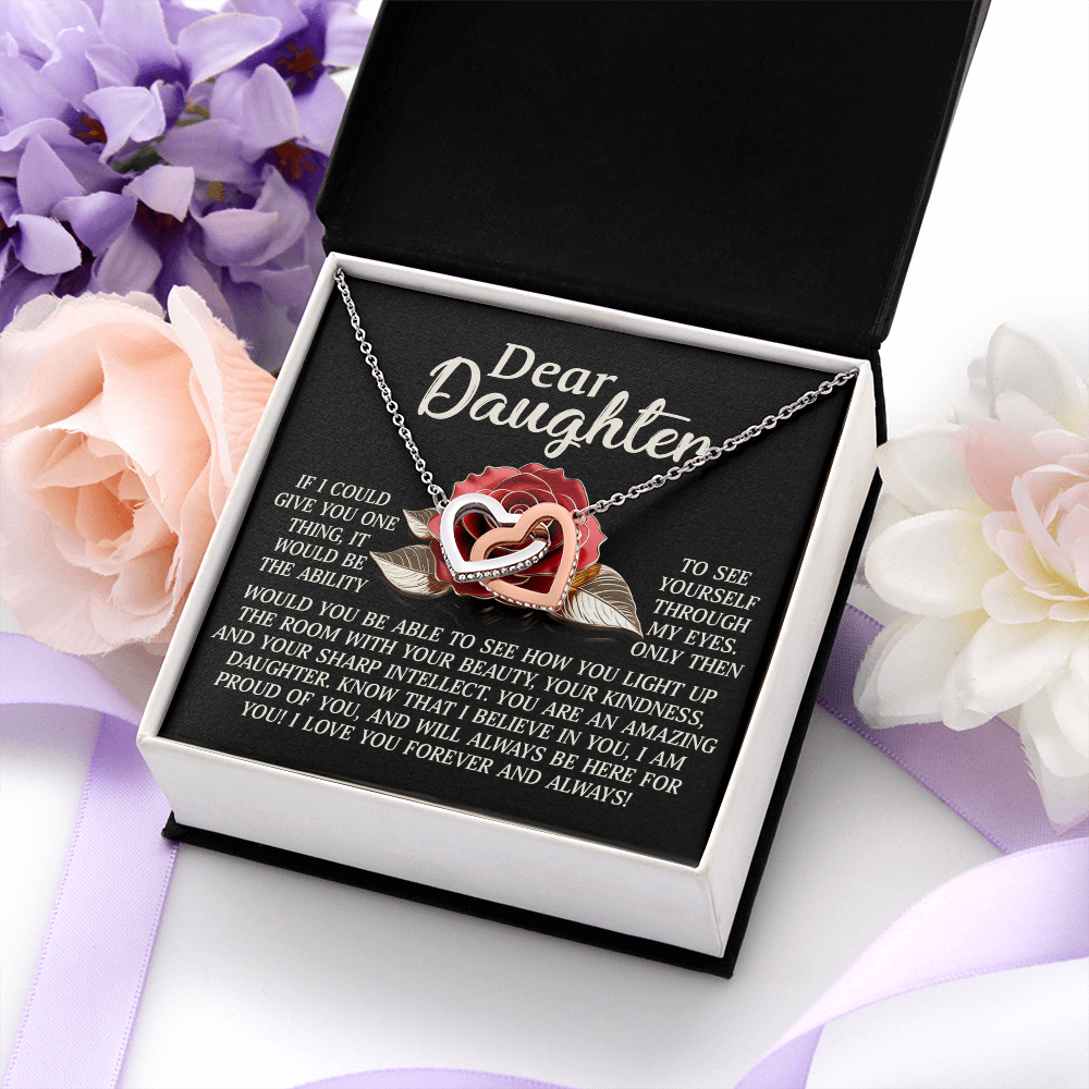 To My Daughter Necklace, Dad And Daughter Necklaces, Birthday Gift For Daughter Adult, Dad And Daughter Necklaces