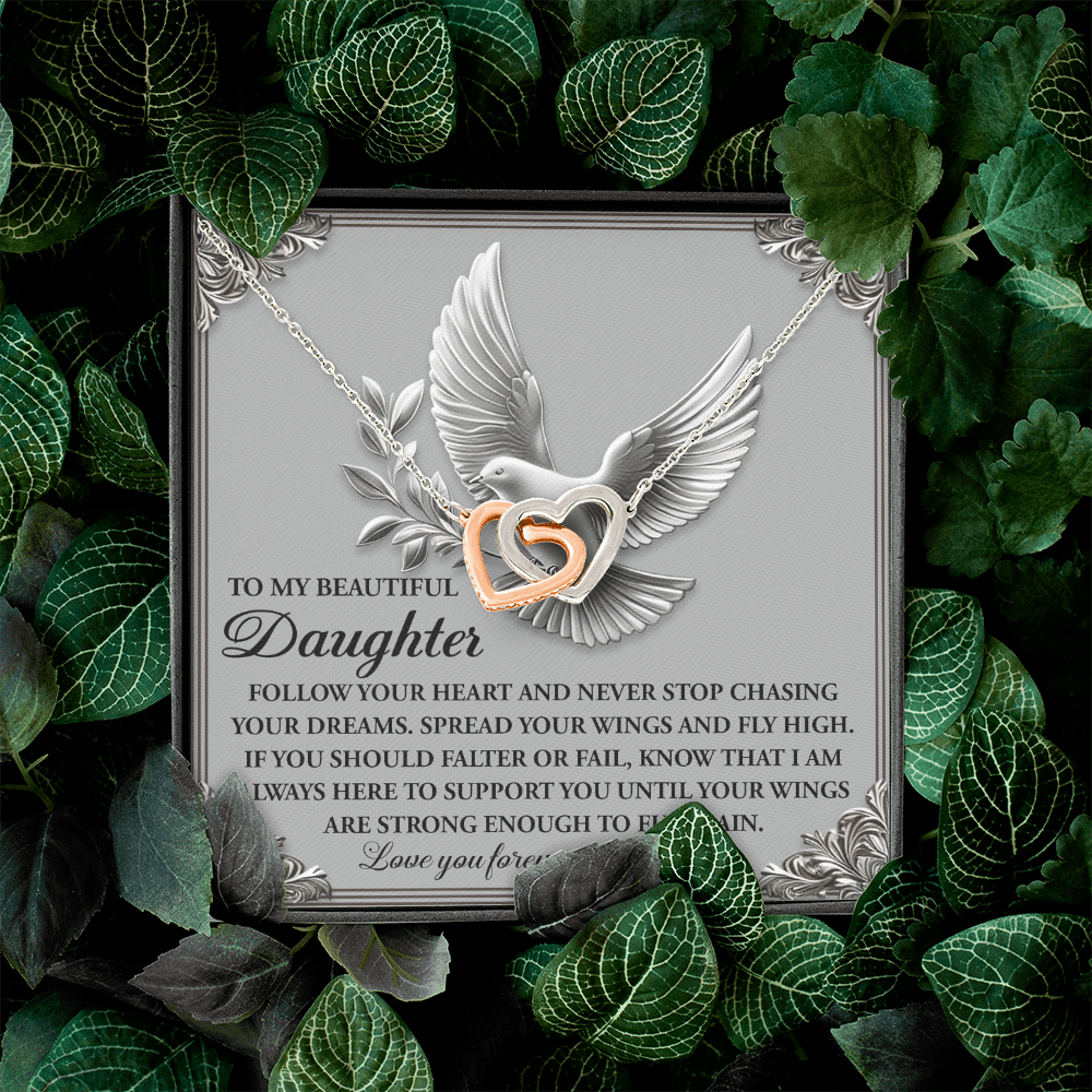 To My Beautiful Daughter Necklace, Birthday Card For Adult Daughter, Adult Daughter Birthday Gifts, Bonus Daughter Gifts Unique