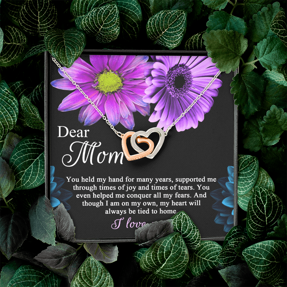 Dear Mom Necklace, To The Best Mom In The World Necklace, Christmas Gifts For Hispanic Mom, Birthday Mom From Daughter