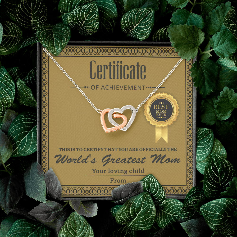 World's Greatest Mom Necklace, To My Mom Necklace From Your Loving Child, Christmas Gifts For Mom Spanish, Mom Gift Christma Jewelry