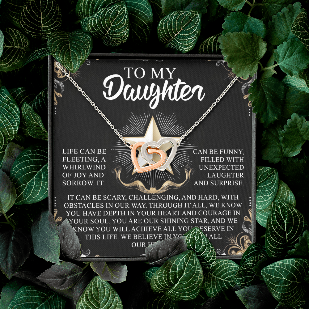 To My Daughter Necklace, Jewelry For Daughter From Mom, Gift For Adult Daughter, Gift For My Daughter